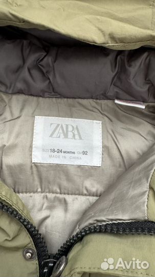 Куртка детская zara, б/у р 92