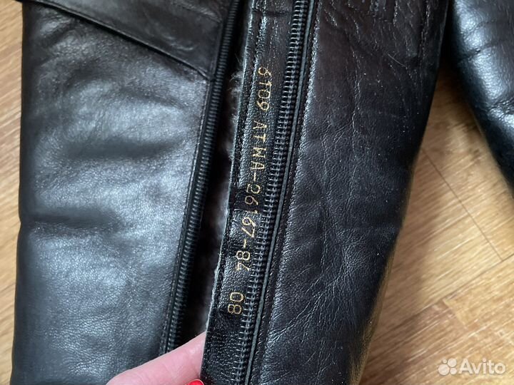 Зимние женские сапоги 38 натуральная кожа