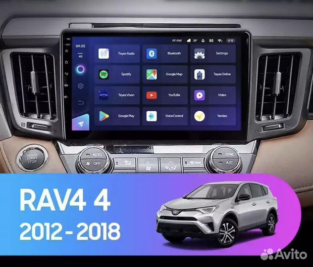 Головное устройство Toyota RAV4 12-18 Android 2-32