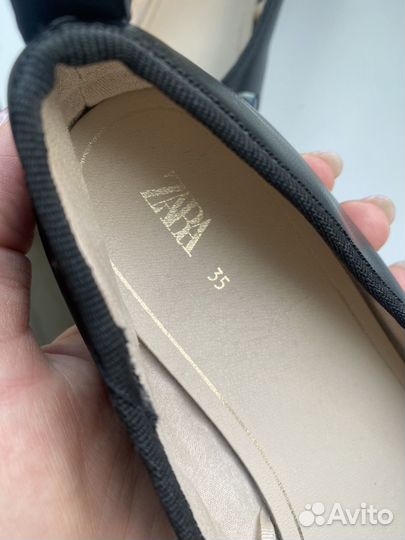 Балетки zara 35 размер