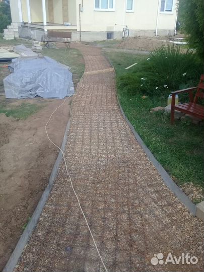 Планировка земли, вспашка, газон, дренаж