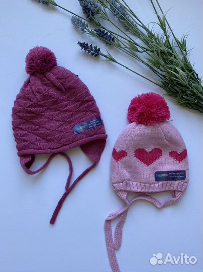 Шапка новая рост 62-68 см 74-80 см