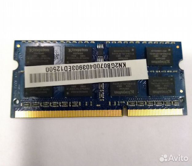 Оперативная память Kingston DDR3 2гб sodimm