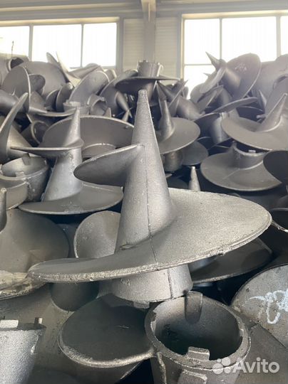 Литые наконечники для винтовых свай вн вн 102-108-114/300