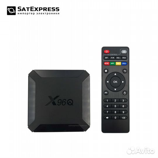 Смарт тв приставка X96Q 2/16 с настройкой бокс