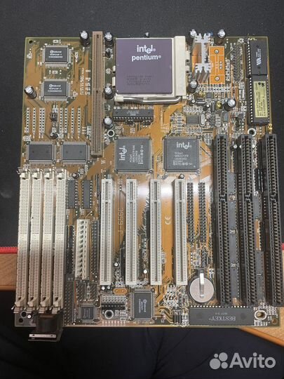 Материнская плата socket 7 + Pentium 100MHz