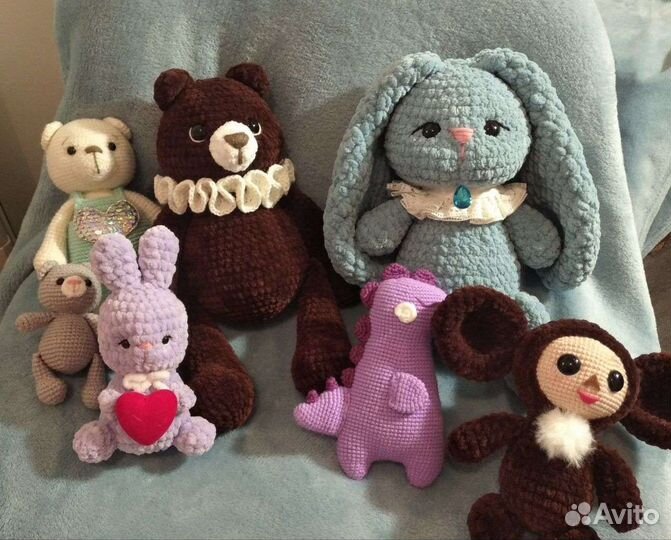 Вязаные игрушки ручной работы