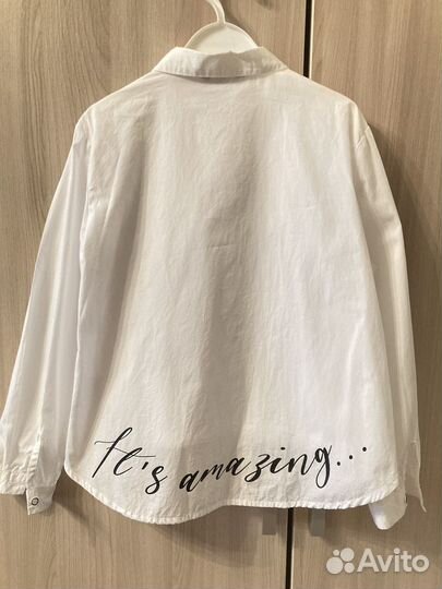 Рубашка школьная для девочки 140см