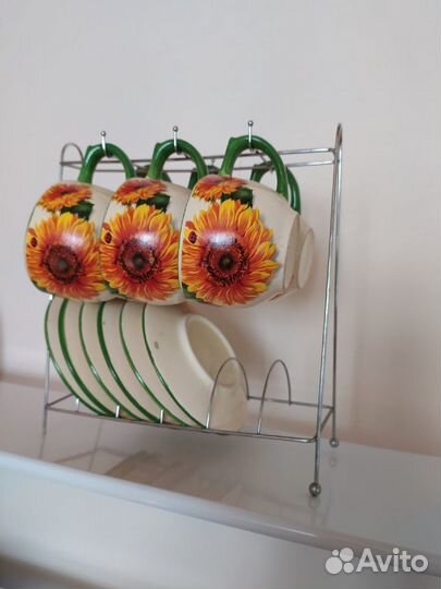 Сервиз чайно-кофейный с подставкой