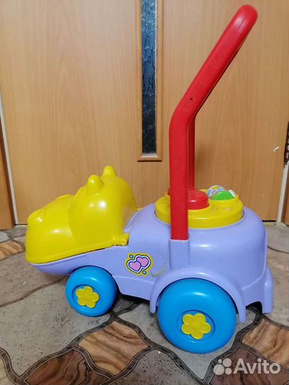 Игрушка каталка бегемот