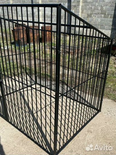 Новый готовый вольер метал прутья с доставкой
