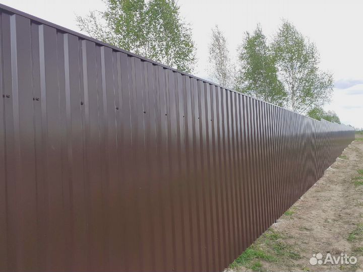 Заборы из профнастила