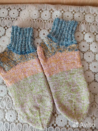 Носки вязаные ручной работы женские