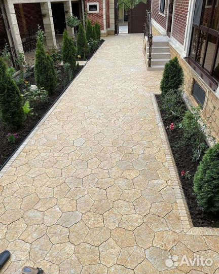Тротуарная плитка.брусчатка. из кевларобетона