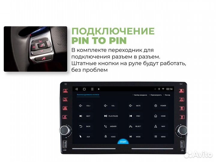 Магнитола SsangYong Action NEW LTE CarPlay 4/32гб