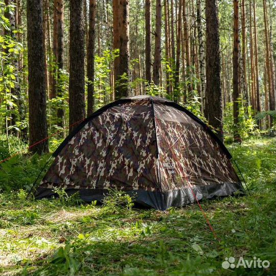 Палатка туристическая 2х местная новая