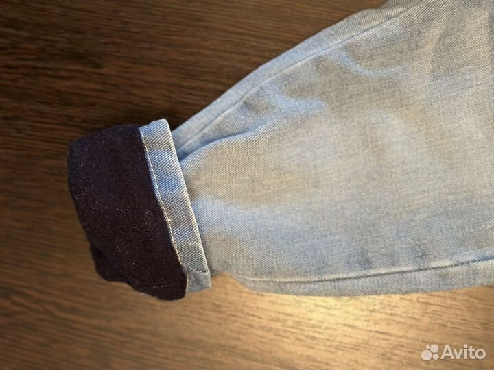 Джинсы детские утепленные 86