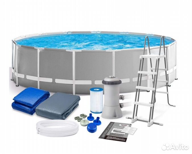 Бассейн каркасный Intex 457х122см