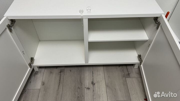 Тумба под тв IKEA бесто белая