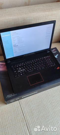 Ноутбук asus ROG