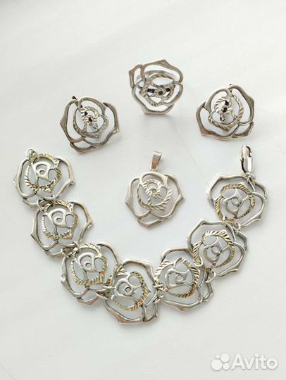 Комплект серебра 925