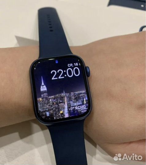 Часы apple watch 7 (siri, нет рамок)