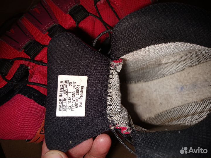 Кроссовки детские Salomon goretex, 32размер
