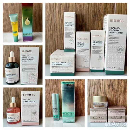 Biossance, Algenist новая косметика в асссортимент