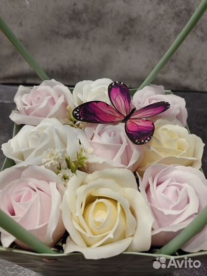 Букет цветов из мыла