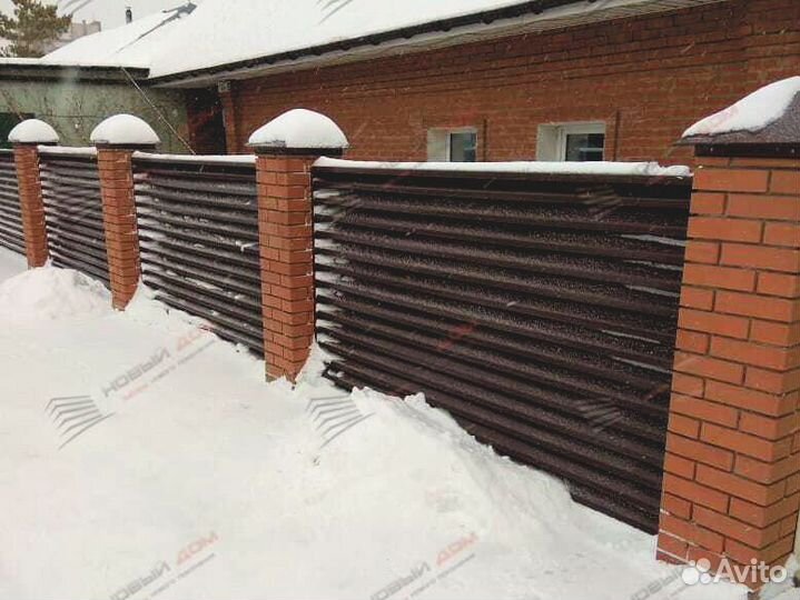Забор жалюзи