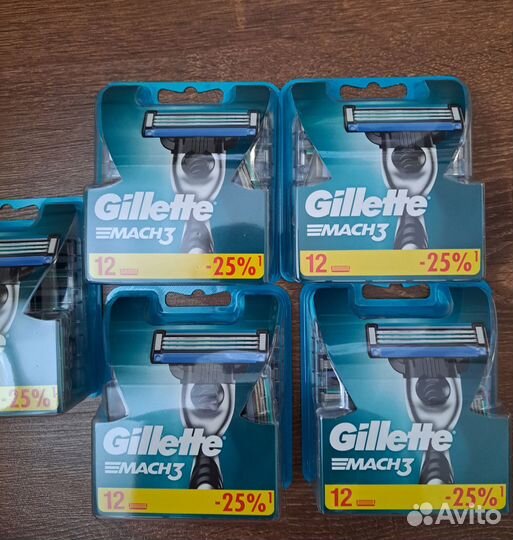 Сменные кассеты Gillette Mach3