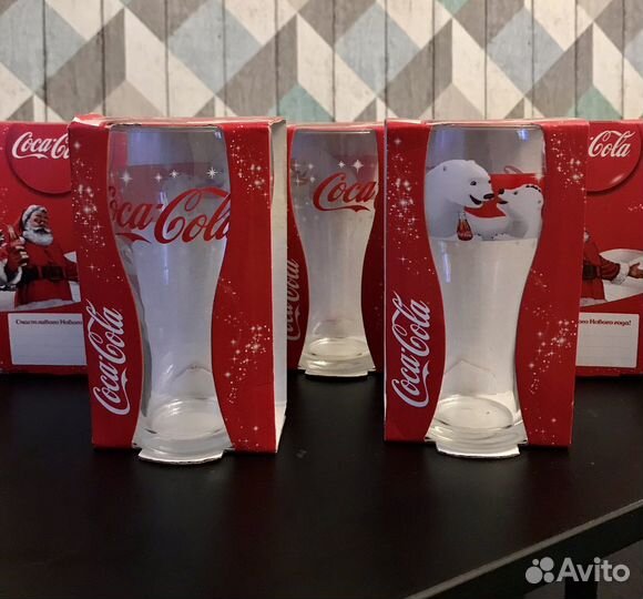 Коллекционный стакан coca cola, кока кола