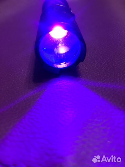 UV фонарь ультрафиолетовый фонарик уф мощный 395nm