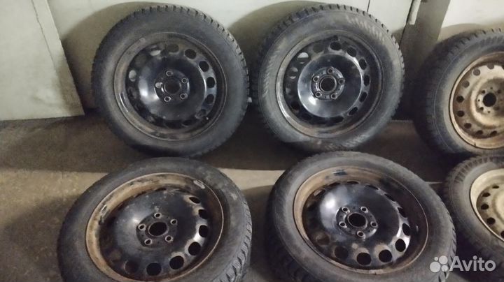 205/55 R16 Nokian Hakkapeliitta 9 Зима Штампованные R16 pсd:5x112 ет:42 DIA:57.1