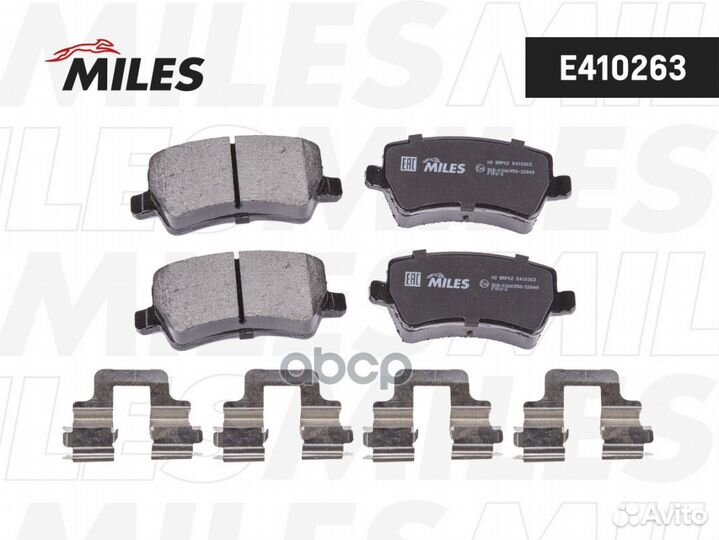 Колодки тормозные задние (без датчика + болты)