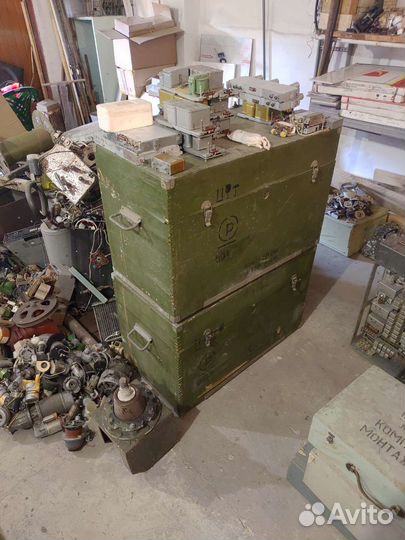 Ящик военный деревянный СССР большой