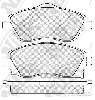 Колодки тормозные дисковые opel corsa 1.2 2005