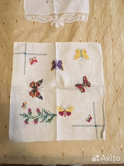 Льняные салфетки из «бабушкиного сундука»
