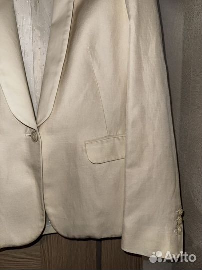 Пиджак белый massimo dutti