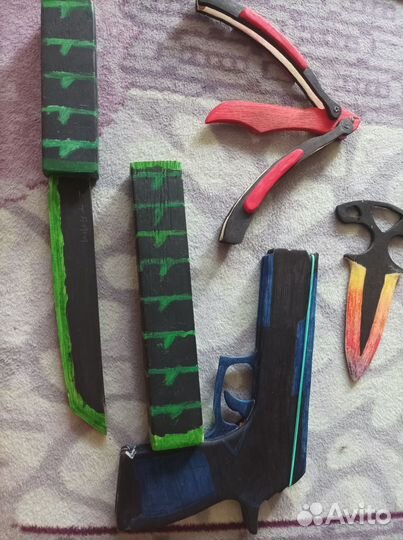 Деревянное оружие из игры Standoff 2