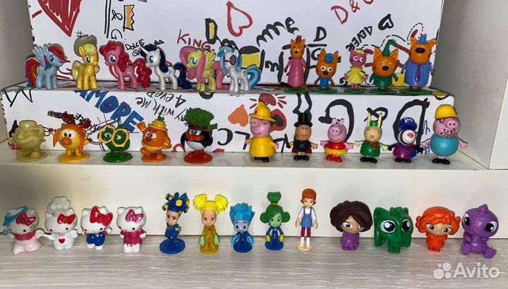 Фигурки чупа чупс и другие не Киндер набором