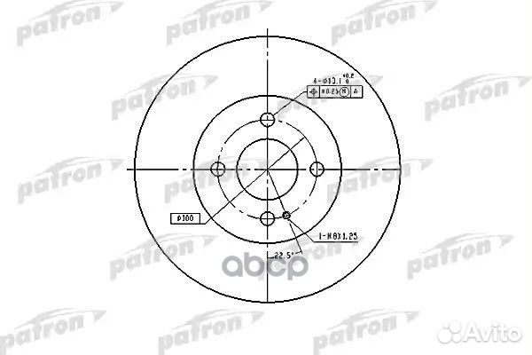 Диск тормозной передн mazda: 323 C IV 89-94, 32