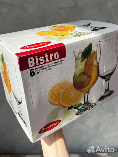 Набор бокалов новый