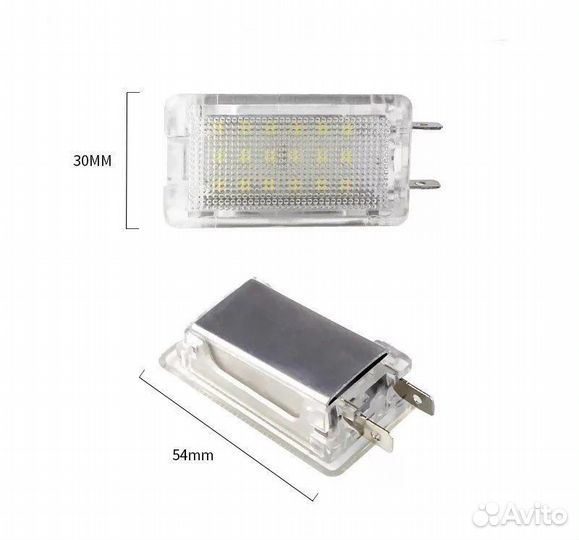 Подсветка салона на Opel Chevrolet Porsche