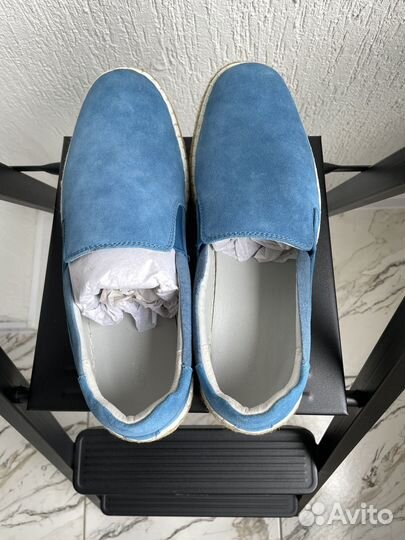 Замшевые мужские эспадрильи Calvin Klein размер 45