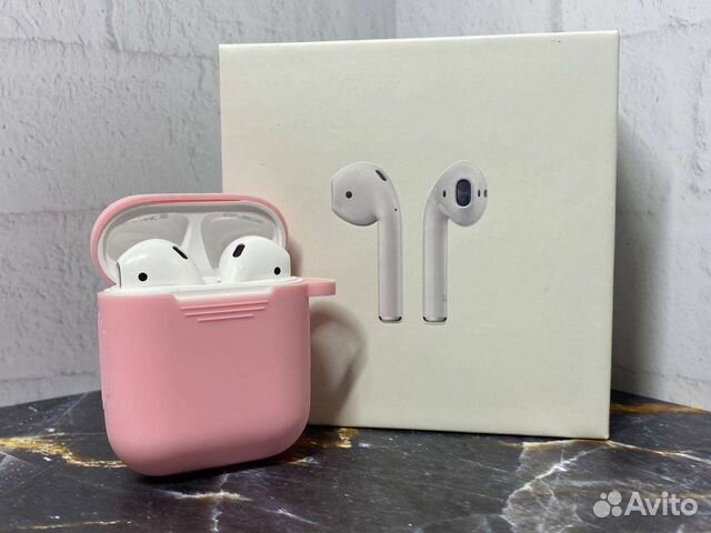 Airpods 2 (Новые) + чехол в подарок