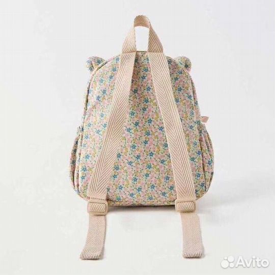 Zara детский цветочный рюкзак-котенок с ушками
