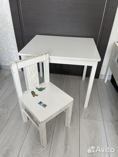 Стол и стул икеа