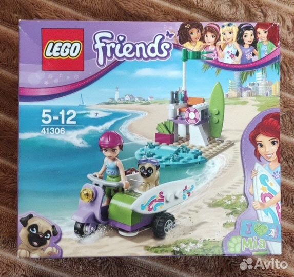 Лего Конструктор lego Friends 41306 Пляжный скутер