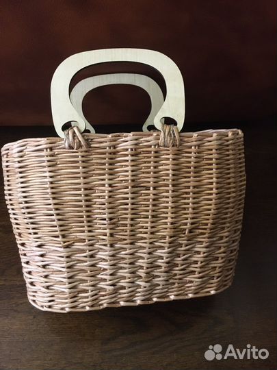 Корзина сумочка плетеная